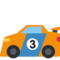 Racing Car emoji on Twitter